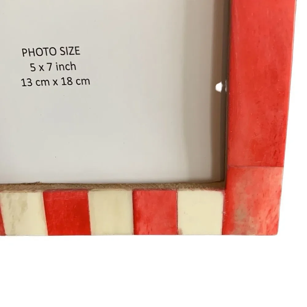 Handmade 5x7 American Flag Mosaic Frame Patriotic Decor